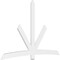 Ekena Millwork Alberta Architectural Grade PVC Gable Bracket, 108"W x 72"H x 2"D x 6"F, 16/12 Pitch GBP108X72X0206ALB00 - alternate 1